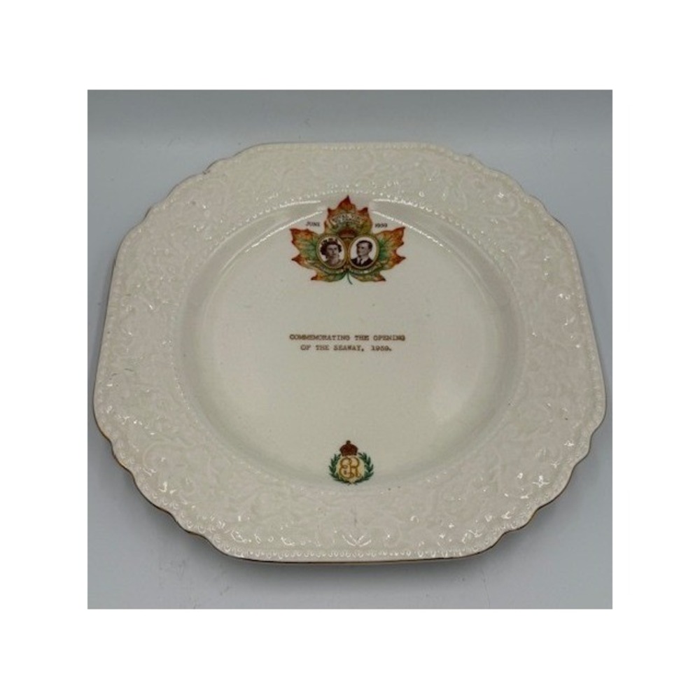 Lord Nelson Ware 1959 Royal Visit Canada Seaway Plate Queen Elizabeth II‎ Philip